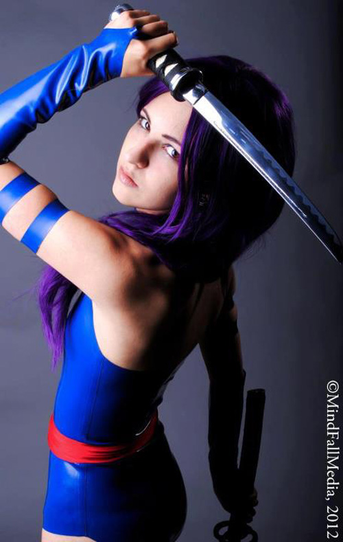 Psylocke - cosplay por Jeanne Killjoy