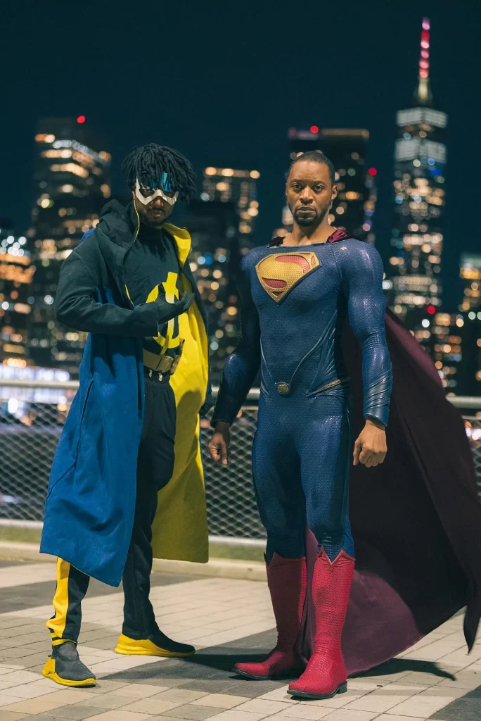 Super Choque e Calvin Ellis cosplay por TeamAwesome418