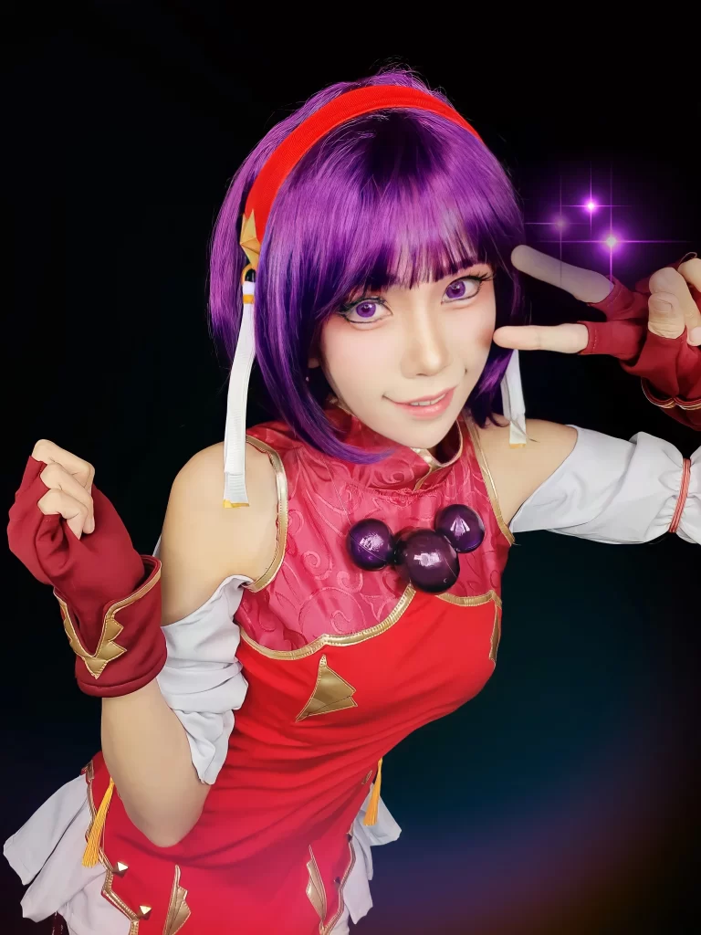 Athena Asamiya cosplay por enanyanya