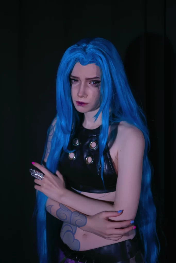 Jinx (League of Legends) – cosplay por v1envv