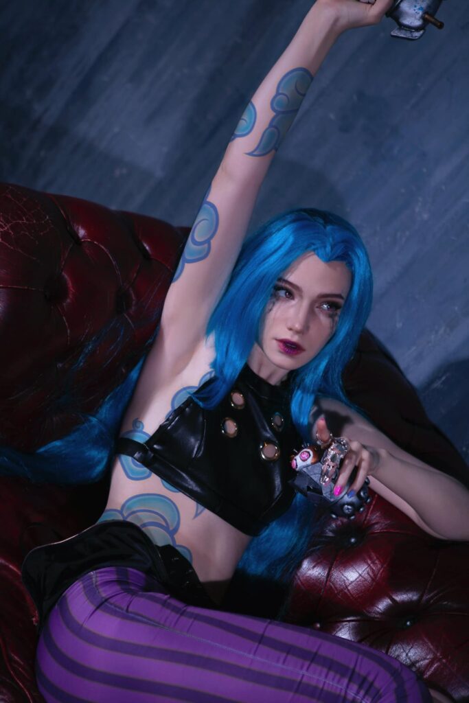 Jinx (League of Legends) – cosplay por v1envv