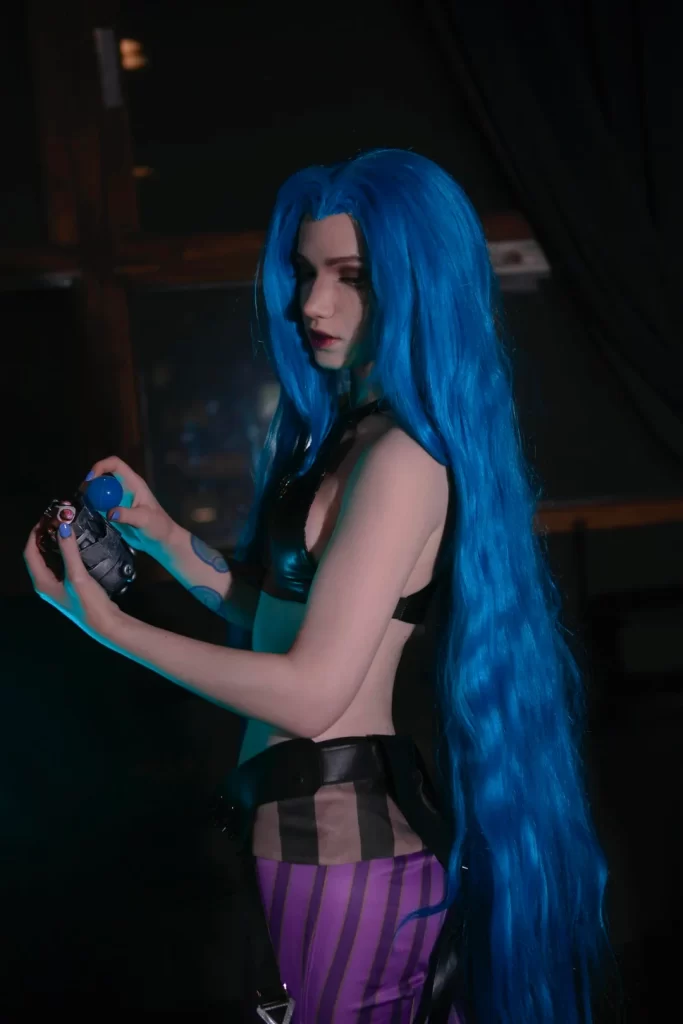 Jinx (League of Legends) – cosplay por v1envv