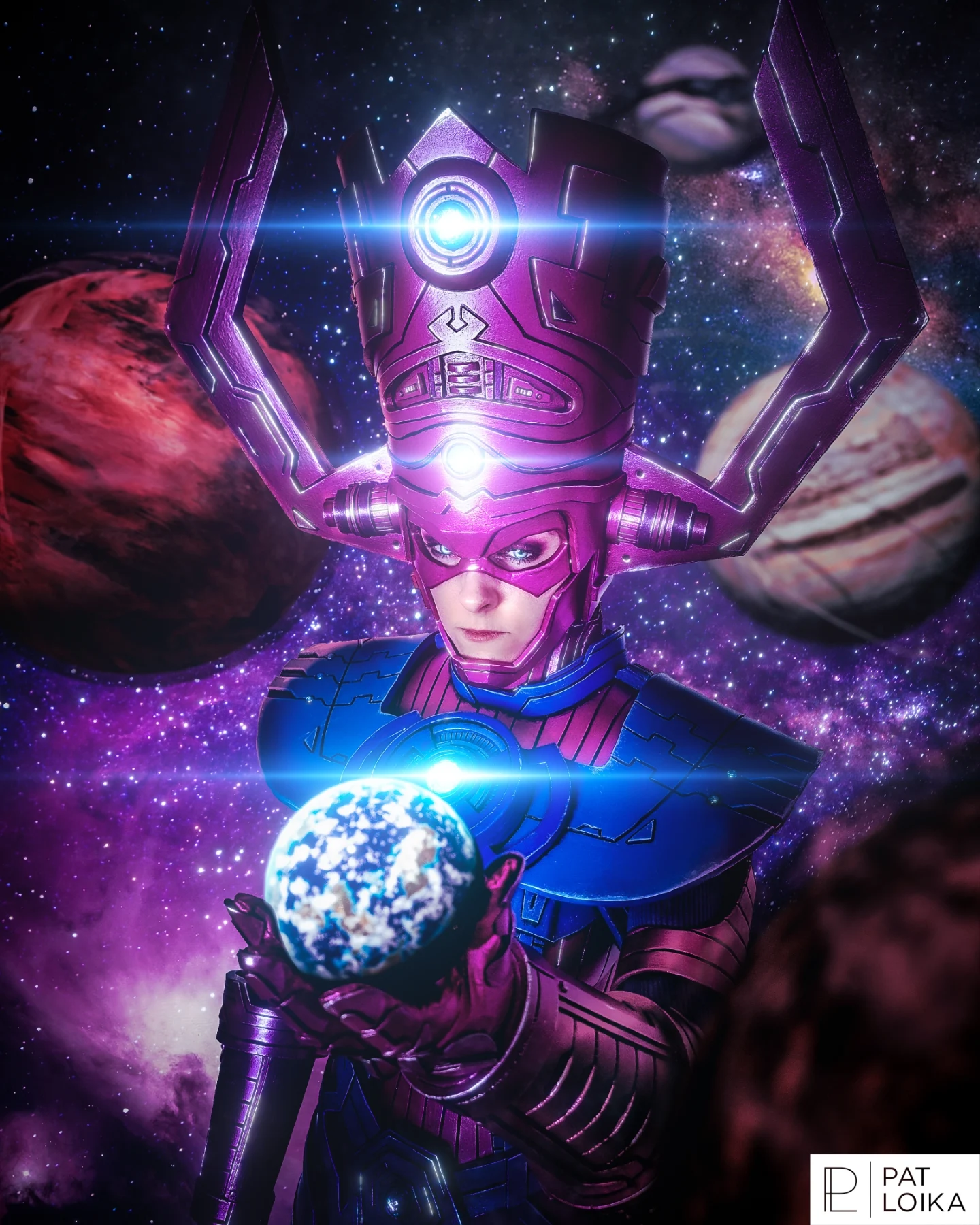 Galactus coslpay por Ceciliosaurus