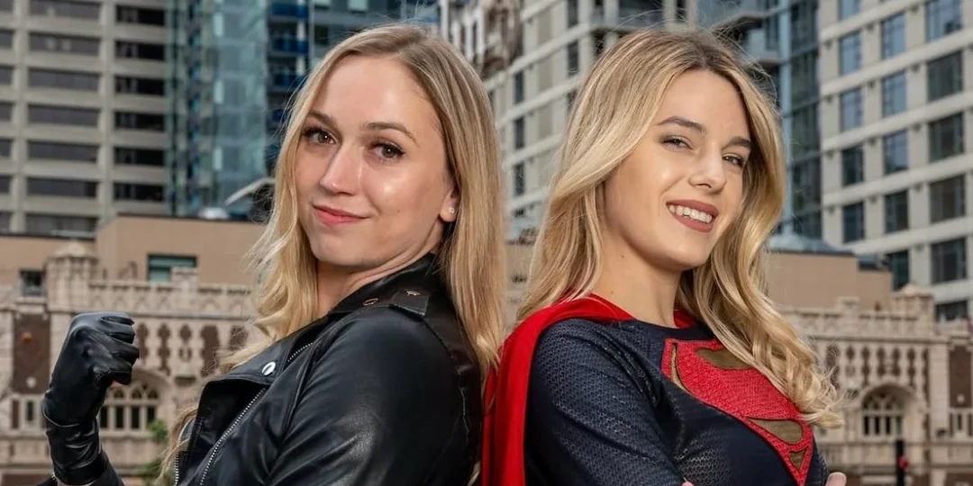 Black Canary and Supergirl