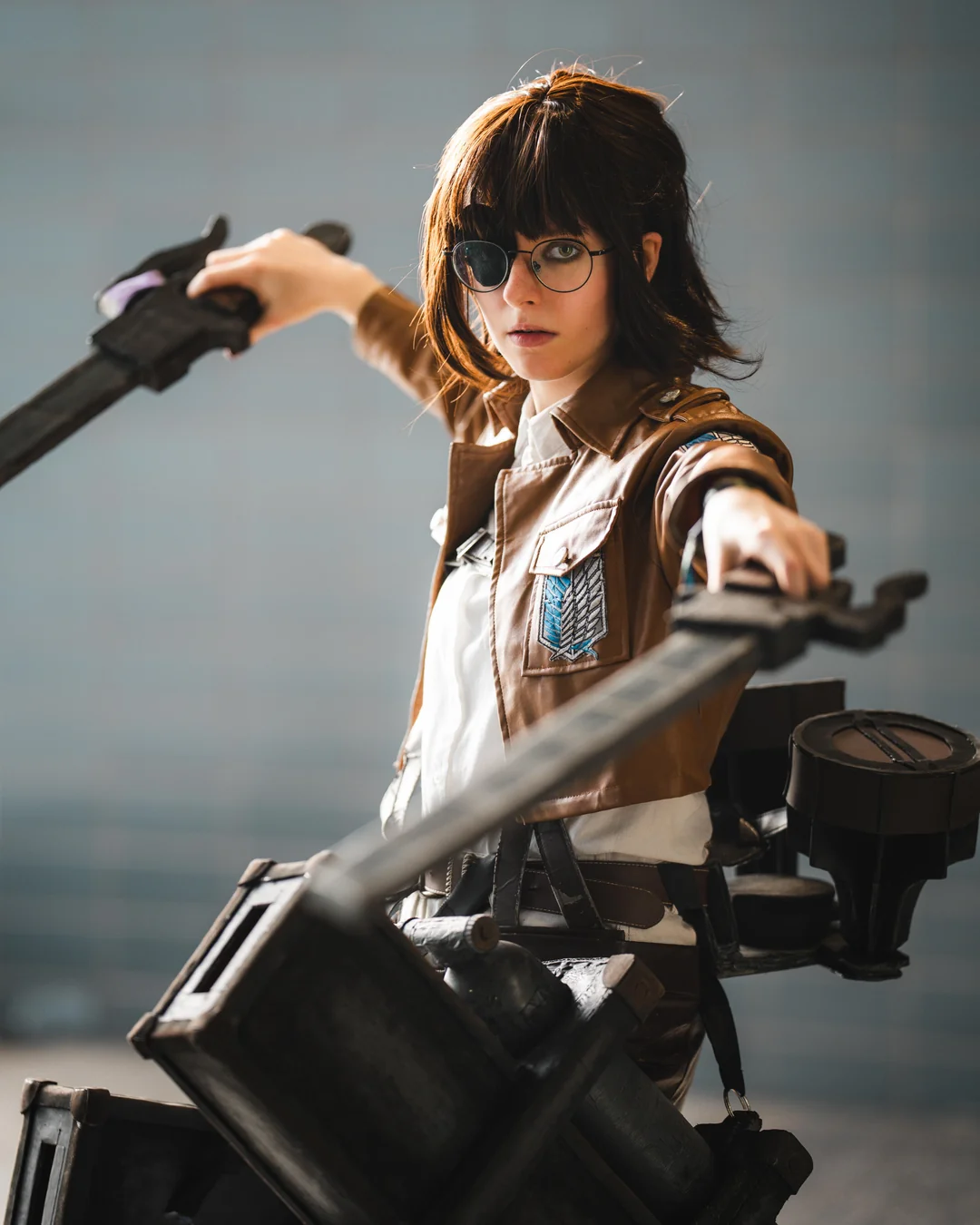 Hange Zoe (Attack on Titan) - cosplay por Ellio
