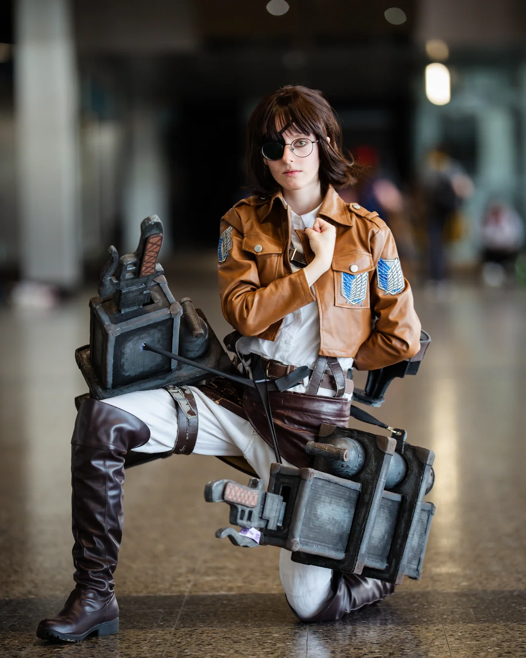 Hange Zoe (Attack on Titan) - cosplay por Ellio