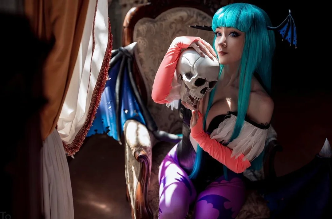 Morrigan cosplay por Yuuforia