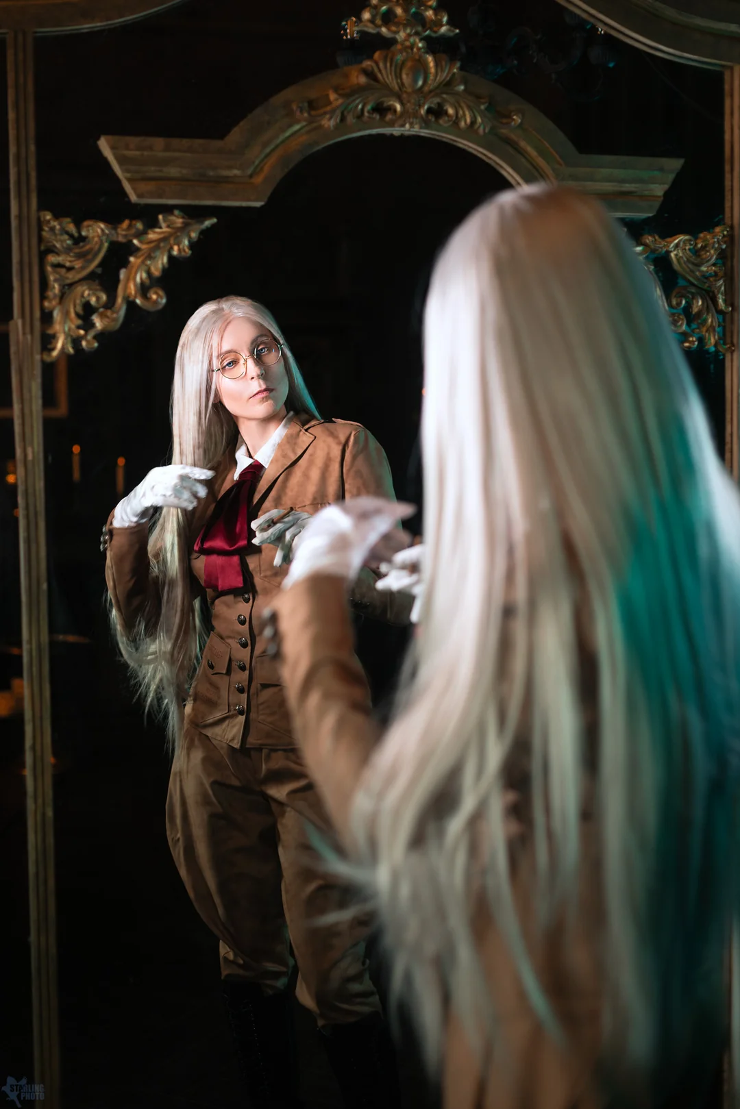 Sir Integra Helsing e Alucard cosplay