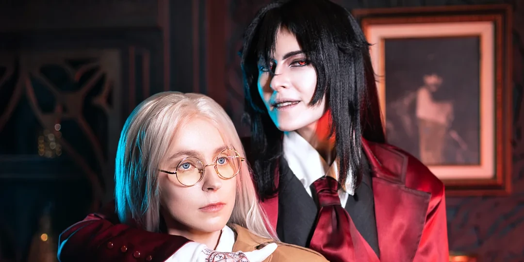 Sir Integra Helsing e Alucard cosplay