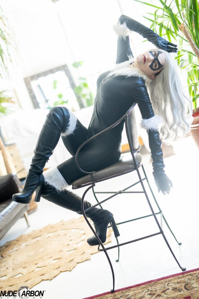 Gata Negra - cosplay por Kola bear