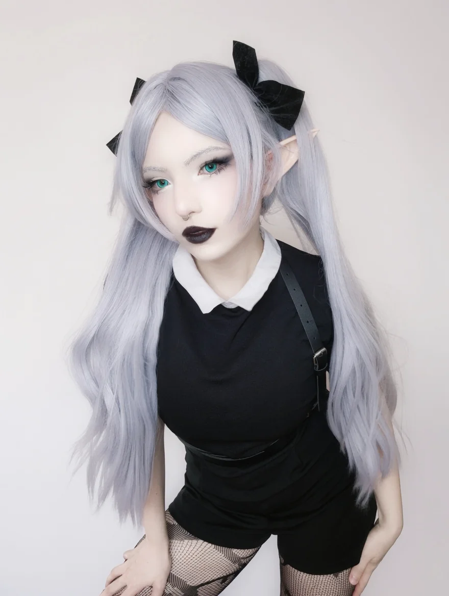Frieren - cosplay gótico por Seide