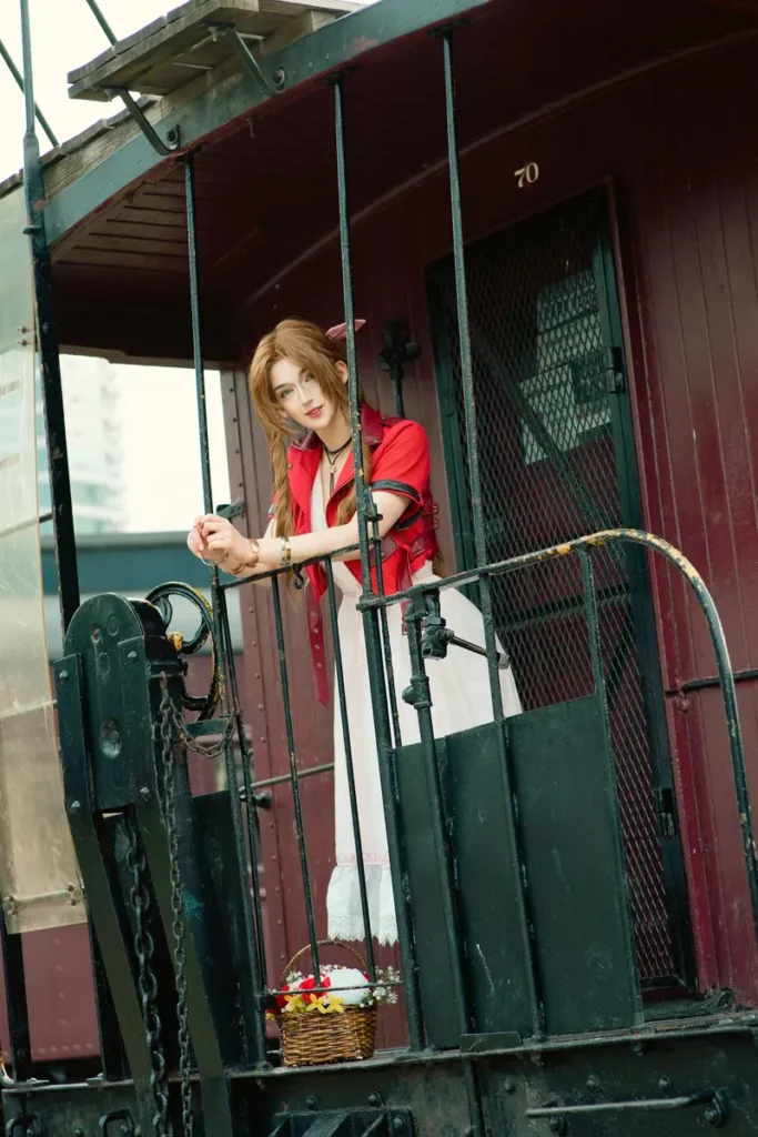 Aerith - cosplay por Parasict Poet