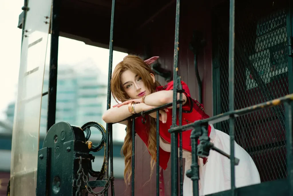 Aerith - cosplay por Parasict Poet