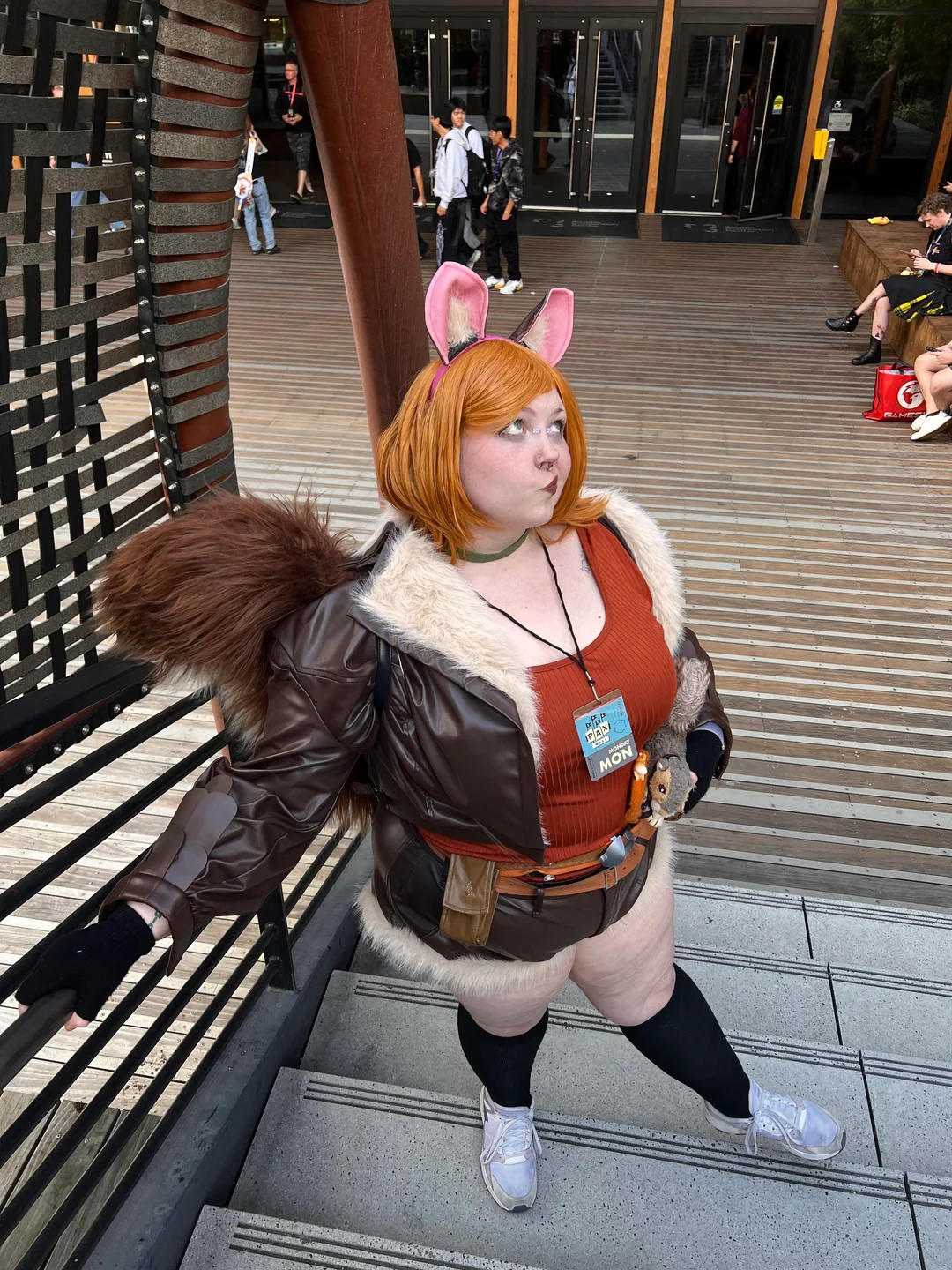 Garota Esquilo - cosplay por Maus