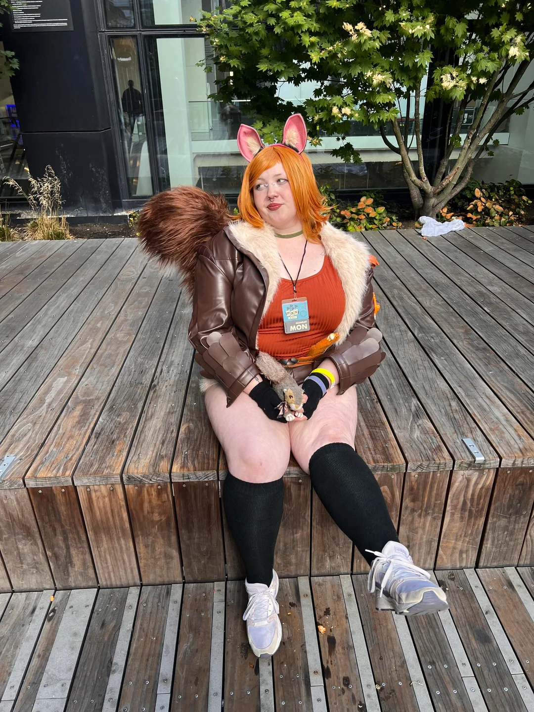 Garota Esquilo - cosplay por Mausv