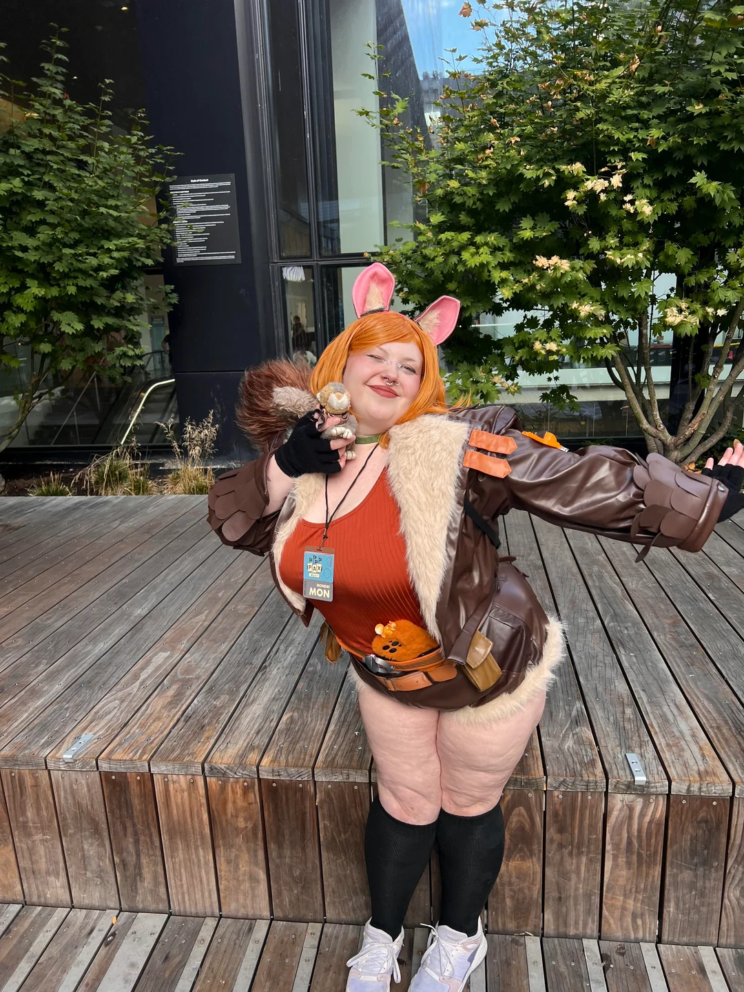 Garota Esquilo - cosplay por Maus